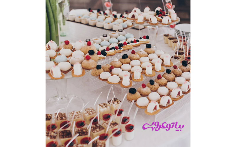 ایده عروسی میز خوراکی